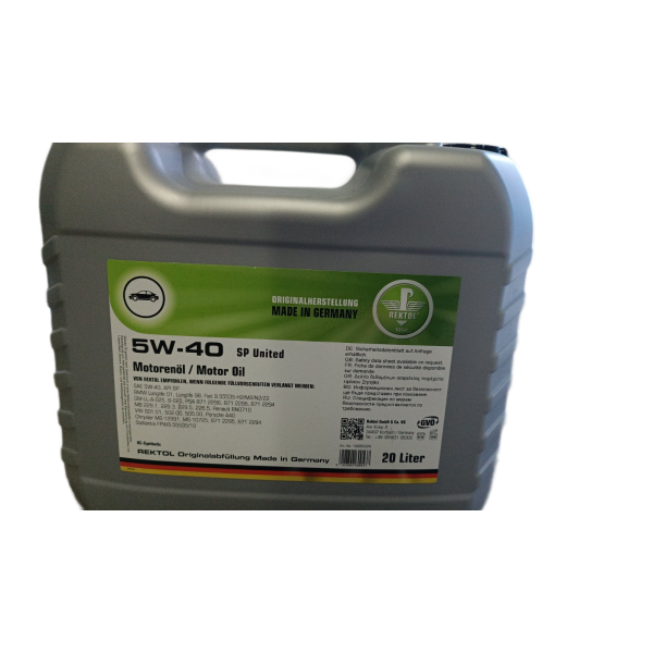 REKTOL 5W-40 SP United 20л  Моторное масло