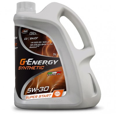 Моторное масло G-Energy Synthetic Super Start 5W-30 5л