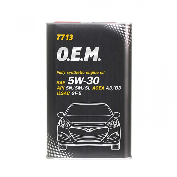 MANNOL 7713 OEM for Korean Cars 5W-30 SN 1л METAL