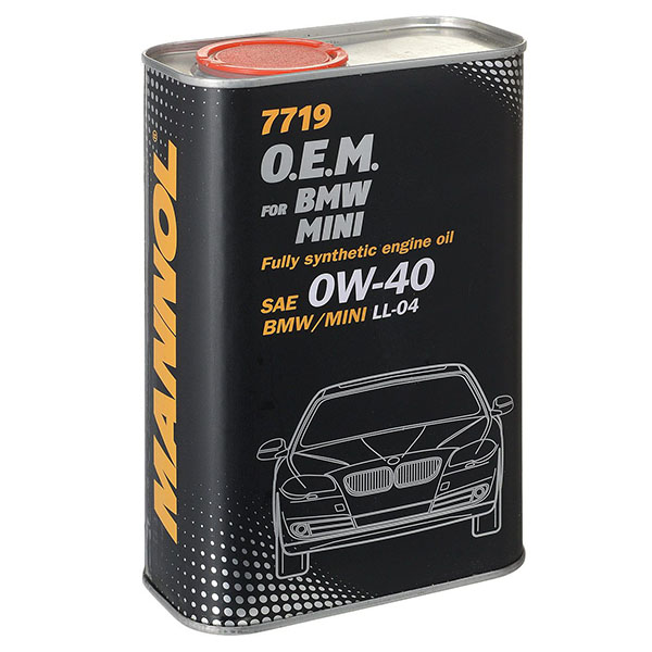 MANNOL 7719 OEM for BMW Mini 0W-40 1л METAL