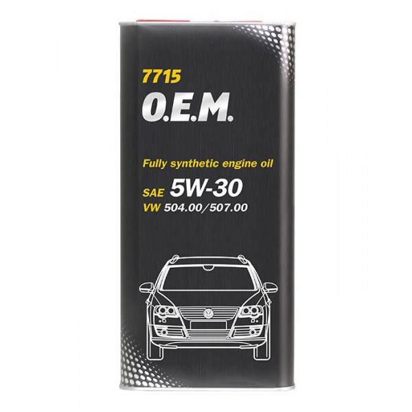 MANNOL 7715 OEM for VW Audi Skoda 5W-30 SN/SM/CF 5л METAL