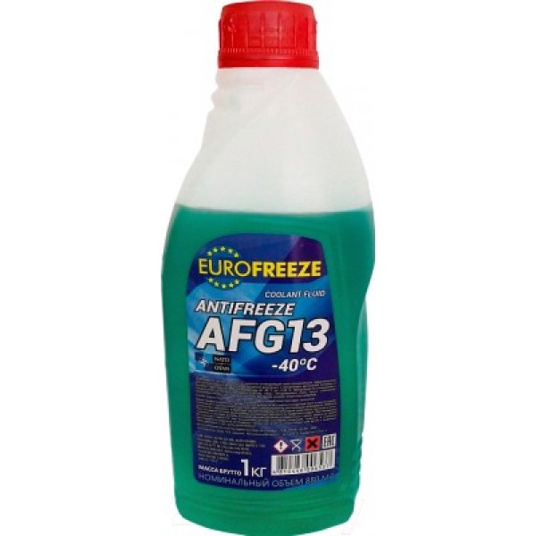 EUROFREEZE Antifreeze AFG 13 -40C 1 кг (0,88л) Зелёный