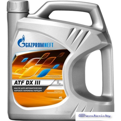 Трансмиссионное масло Gazpromneft ATF DX III 4л