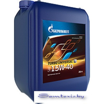 Моторное масло Gazpromneft Turbo Universal 15W-40 20л