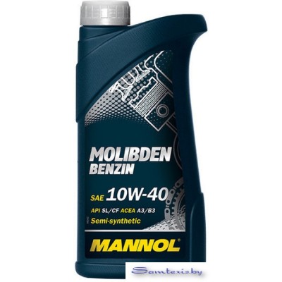 Моторное масло Mannol MOLIBDEN BENZIN 10W-40 1л