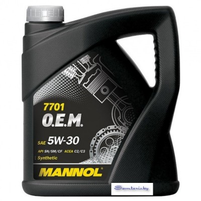 Моторное масло Mannol O.E.M. for chevrolet opel 5W-30 4л