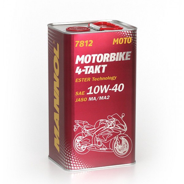 MANNOL 4-Takt Motorbike 10W-40 7812 4л METAL