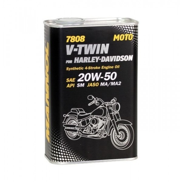 MANNOL 4-Takt V-TWIN for Harley Davidson 20W-50 SM 7808 1л METAL