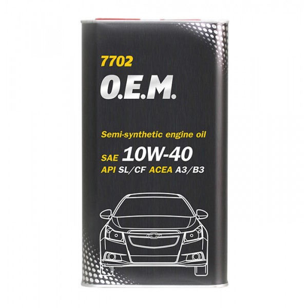 MANNOL 7702 OEM for Chevrolet Opel 10W-40 SL/CF 1л METAL