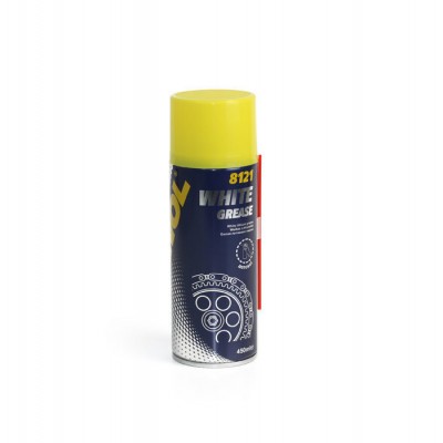 MANNOL 8121 WHITE GREASE (Белая литиевая смазка) 450мл