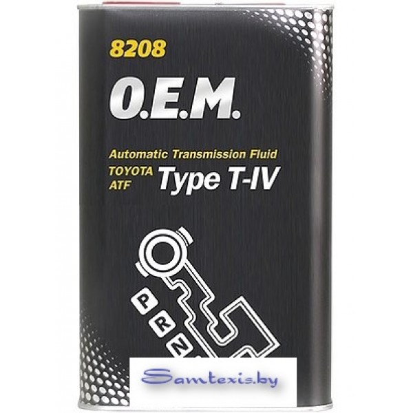 MANNOL 8208 ATF T-IV OEM for Toyota Lexus 4л METAL