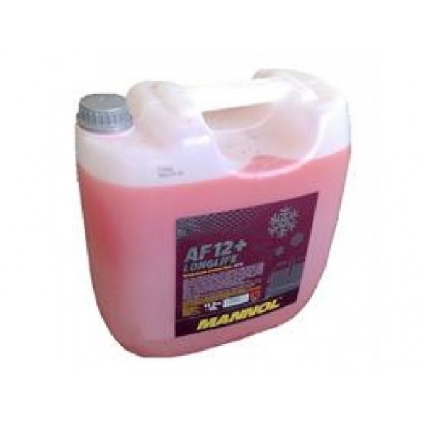 MANNOL AF12+ -75°C Antifreeze (Longlife) красный концентрат 10л