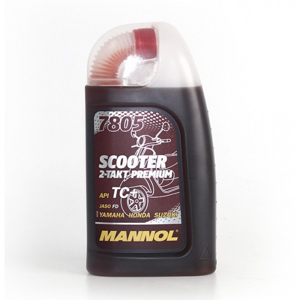 MANNOL 2-Takt Premium Scooter красное 7805 1л
