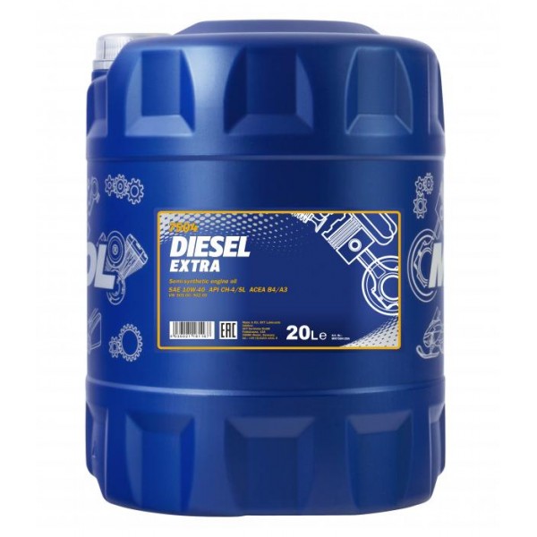 MANNOL Diesel Extra 10W-40 CH-4/SL 20л