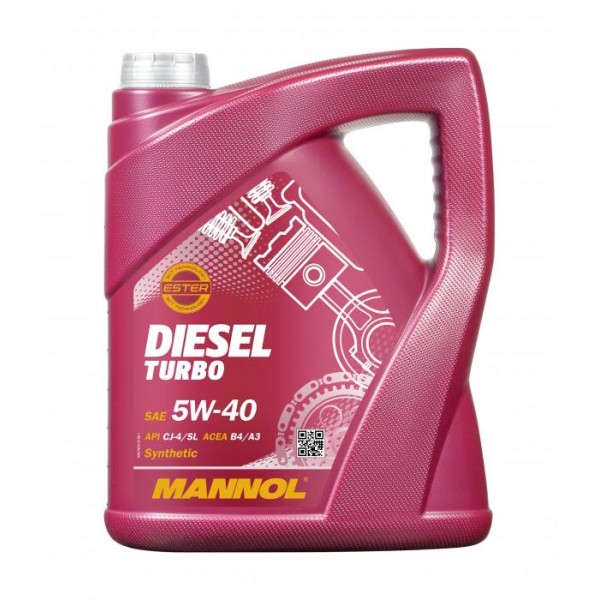 MANNOL Diesel Turbo 5W-40 CI-4/SL 5л
