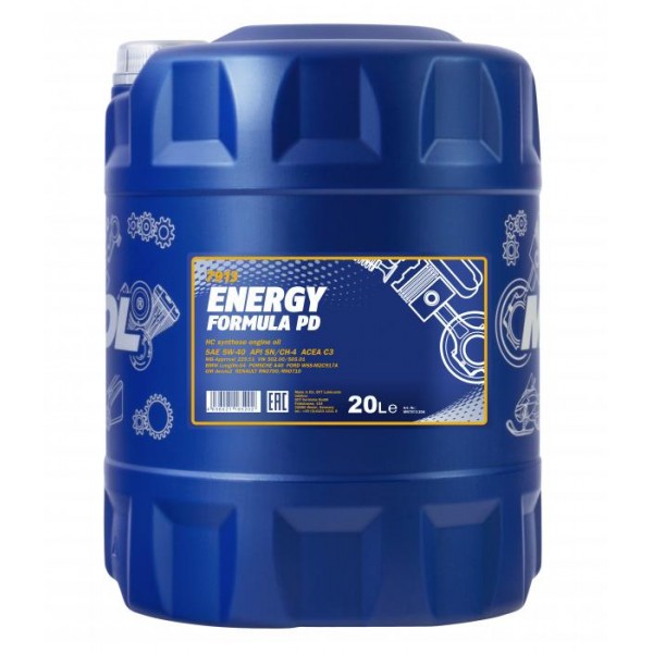 MANNOL Energy Formula PD 5W-40 SN/CF 20л