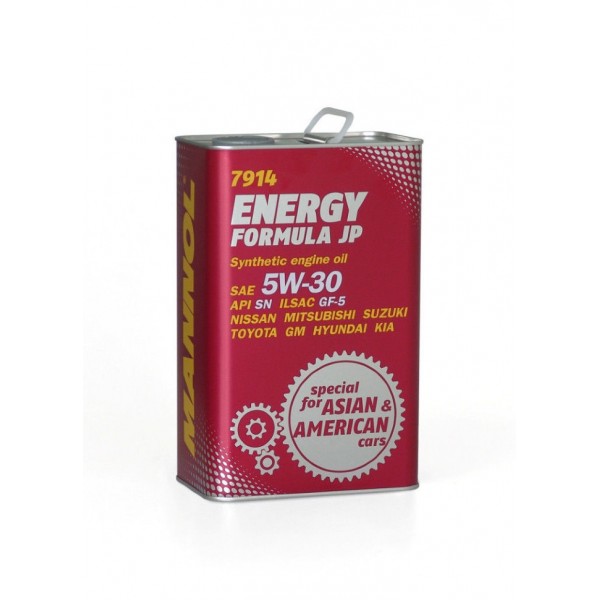 MANNOL Energy Formula JP 5W-30 API SN 1л METAL