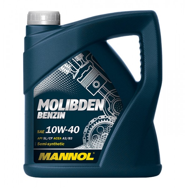 MANNOL Molibden Benzin 10W-40 SL/CF 4л