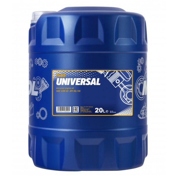 MANNOL Universal 15W-40 SG/CD 20л