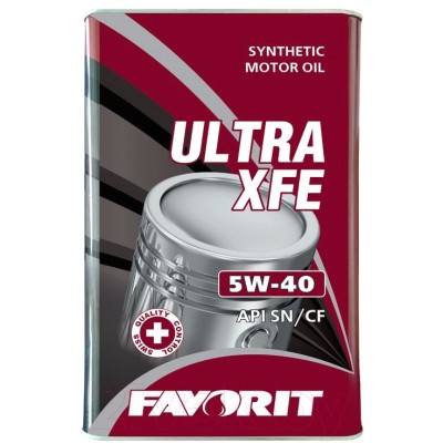 FAVORIT Ultra XFE 5W-40 API SN/CF 1л Metal