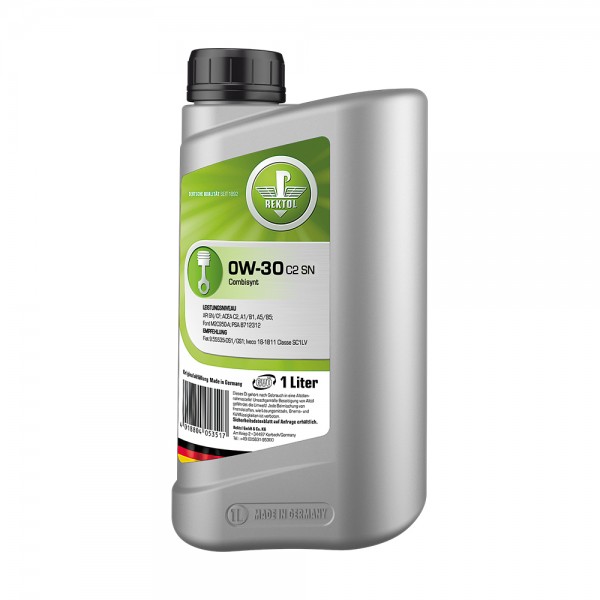 REKTOL 0W-30 C2 SN DPF 1л  Моторное масло