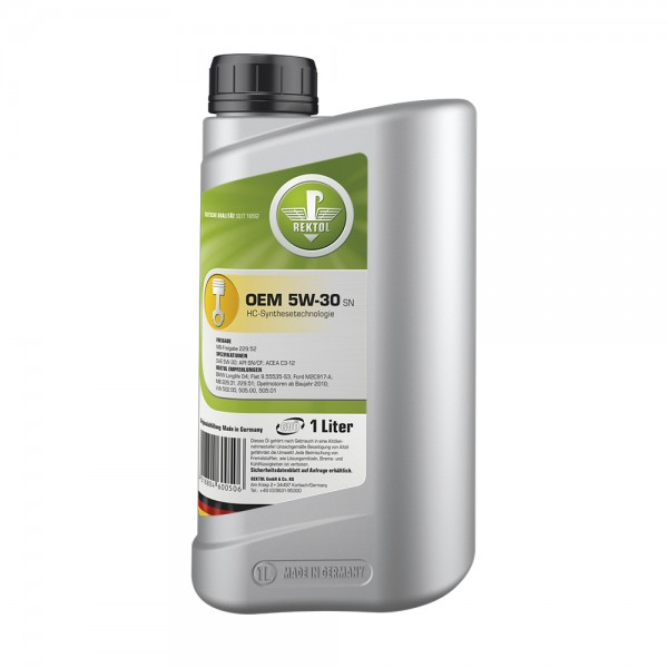 REKTOL OEM 5W-30 SN 1л  Моторное масло
