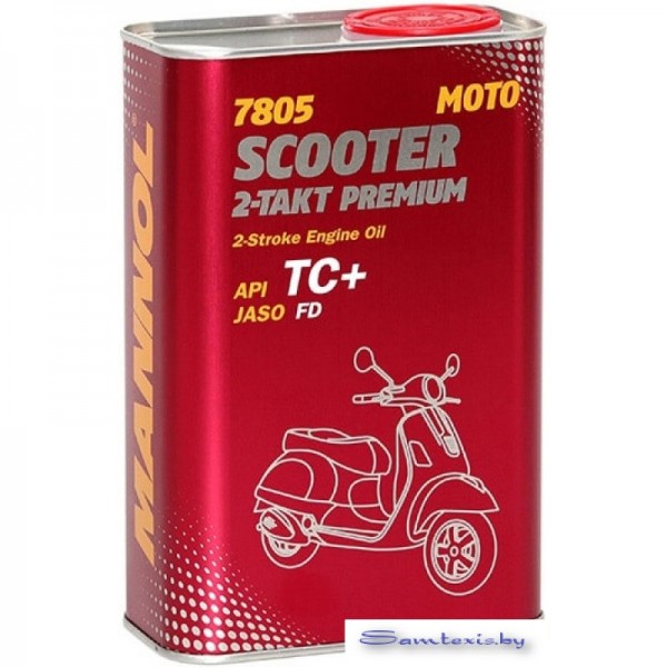 Моторное масло Mannol Scooter 2-Takt Premium 1л
